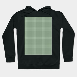 Mint green grid Hoodie